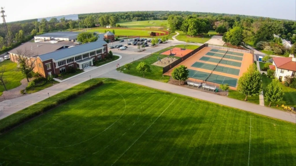 Individual Focus on the Tennis Courts
