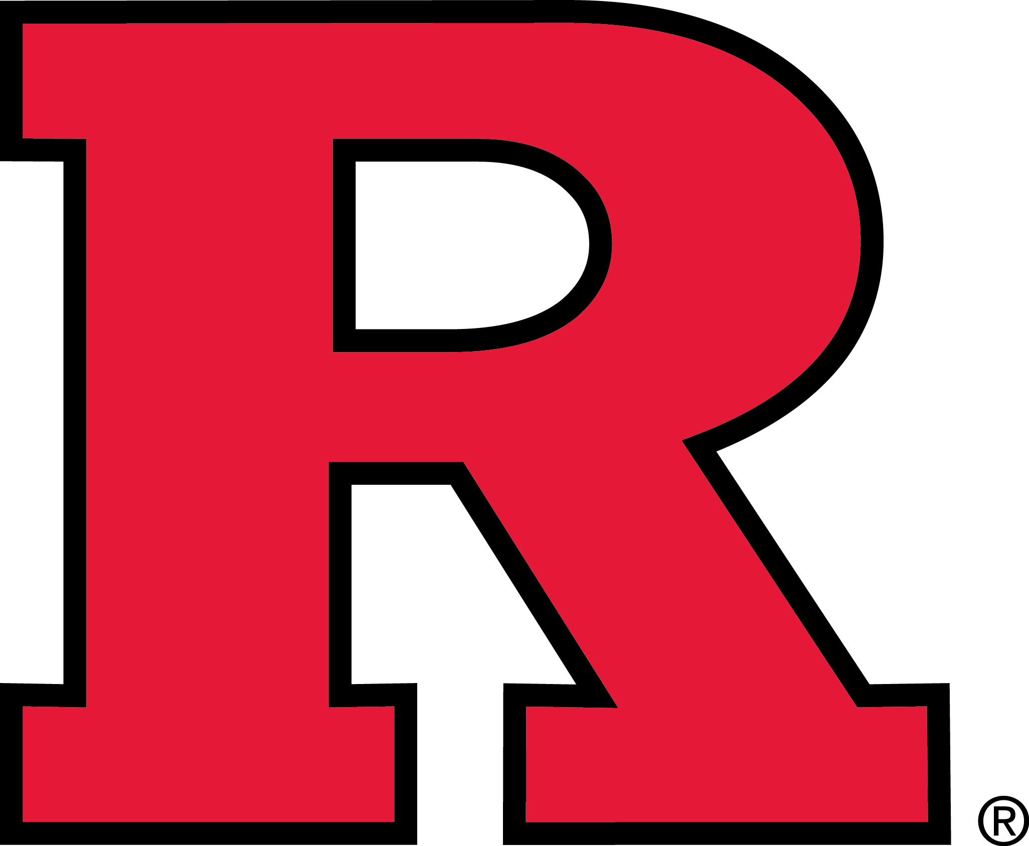 R logo red bk