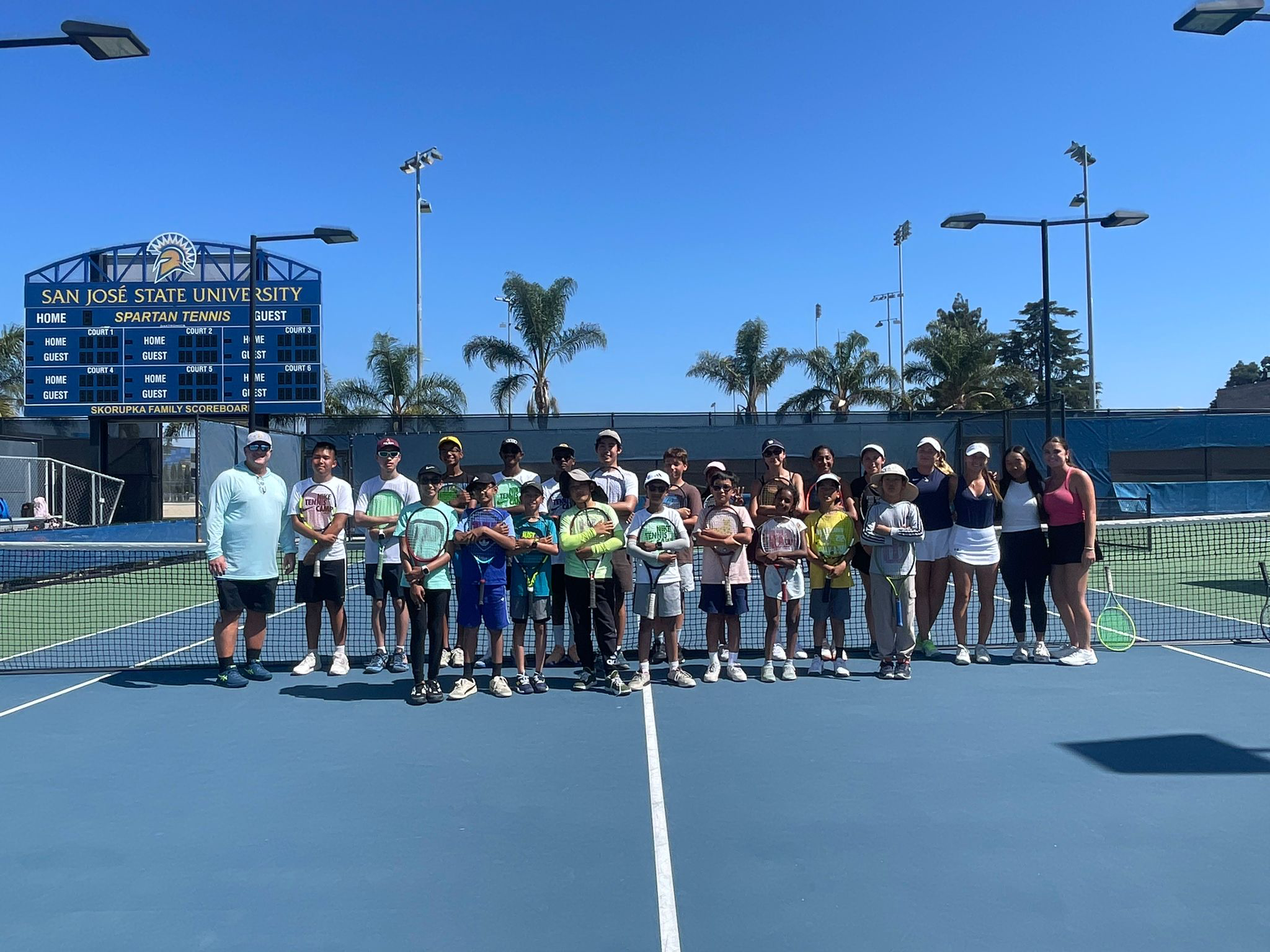 Spartan Tennis Camp at San Jose State University
