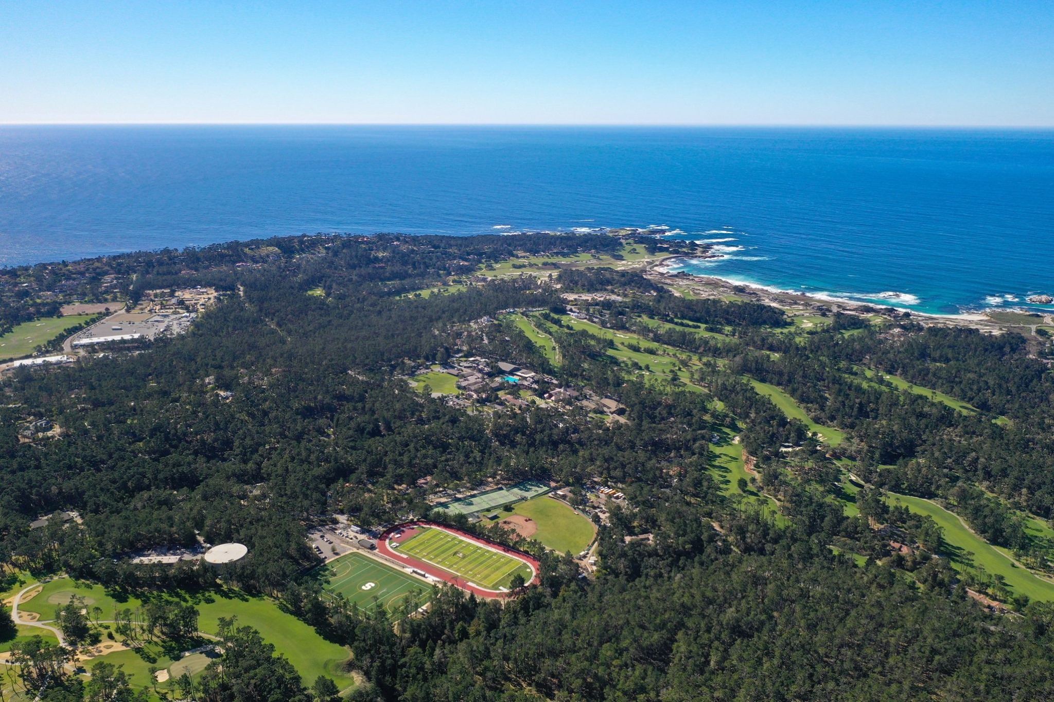 Stevenson School Aerial Shot