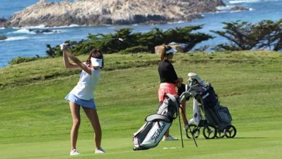 Pebble Beach With Beach Side View