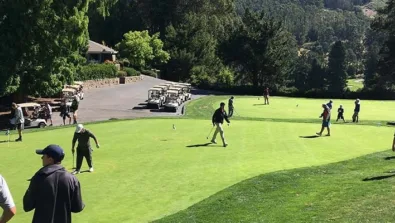 Nike Junior Golf Camp Tilden Park putting green