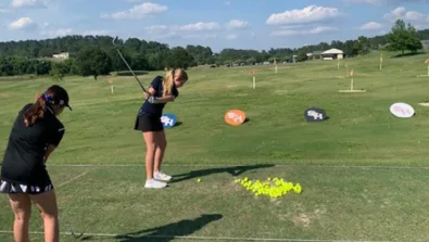 SHSU Driving Range Practice