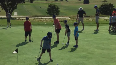 Eagle Hills Kids on Putting Green