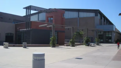 Hourglass courtyard 1