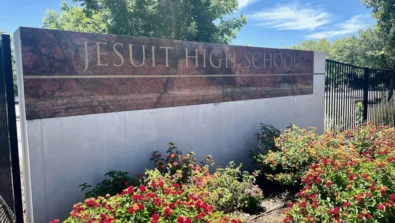 Jesuit Entrance Sign
