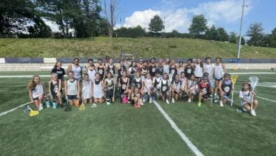 Pace University Girls Lacrosse Camp Group Pic