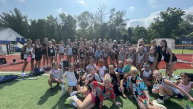 Pace University Girls Lacrosse Camp Hawaiin Shirt Pic