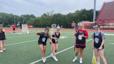 Nike Girls Lacrosse Otterbein Having Fun