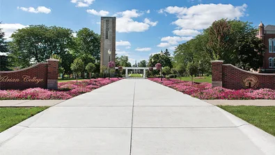 Adrian College Walkway