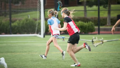 Xcelerate lacrosse girls scrimmage play