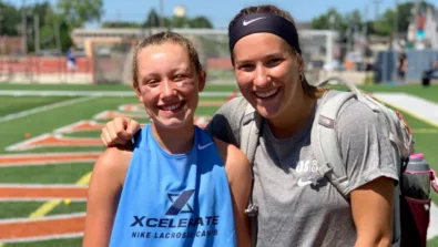 Xcelerate lacrosse girls smile