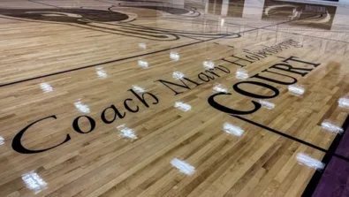 Defiance college gym floor