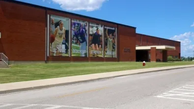 Definace college gym outside