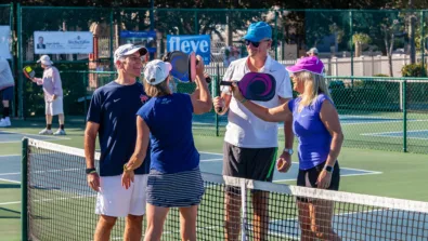 Pickleball group shot