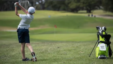 Nike Junior Golf Camp iron shot png