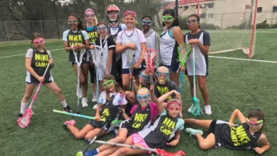San Diego Nike Lacrosse Camp Goggles And Sticks