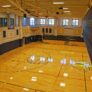 EBHS Gym With Viking Logo