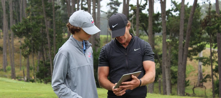 Pebble Beach Swing Instruction with Technology