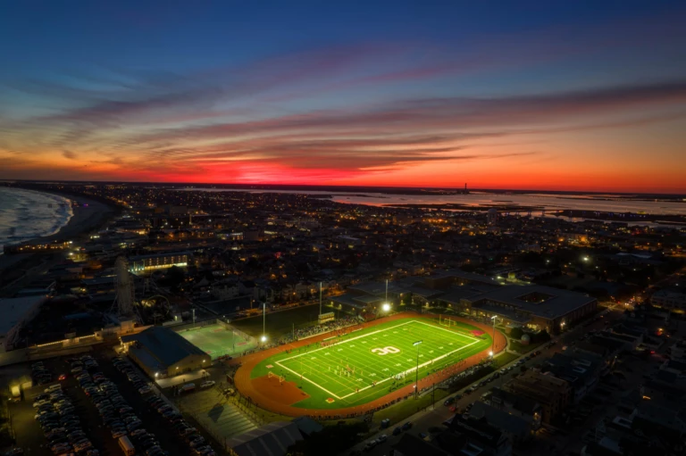 Ocean City Track Aerial