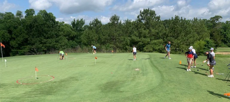 SHSU Putting Green Practice