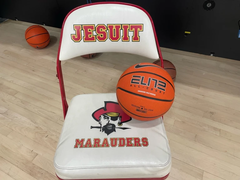 Jesuit Chair w Basketball