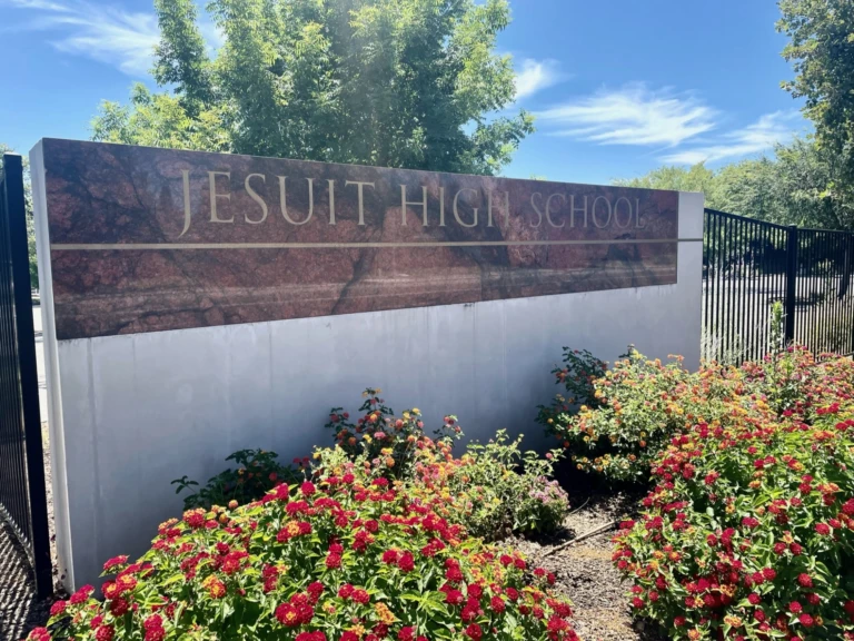 Jesuit Entrance Sign