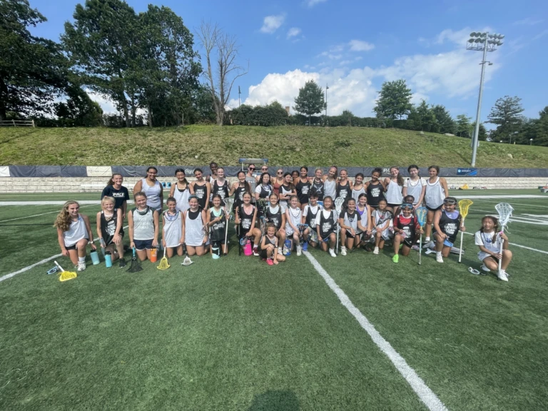 Pace University Girls Lacrosse Camp Group Pic