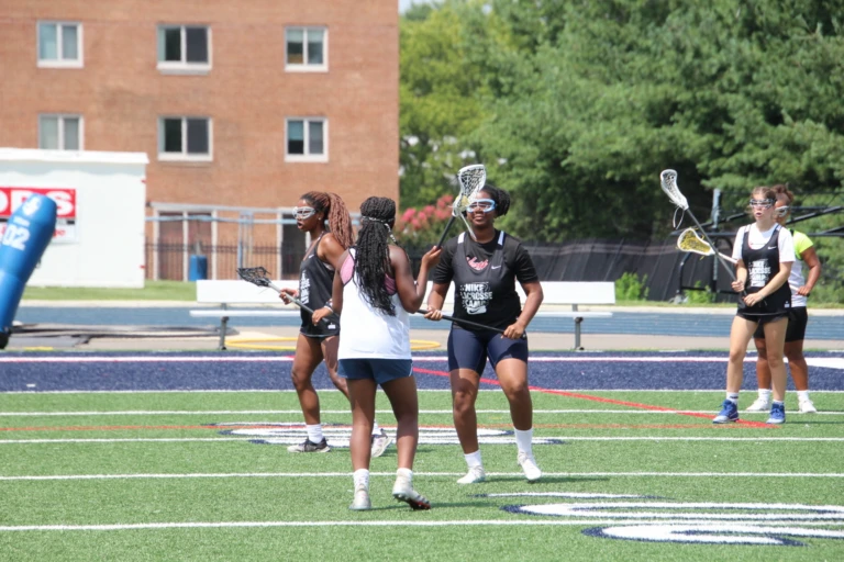 Howard Lacrosse Playing a Game