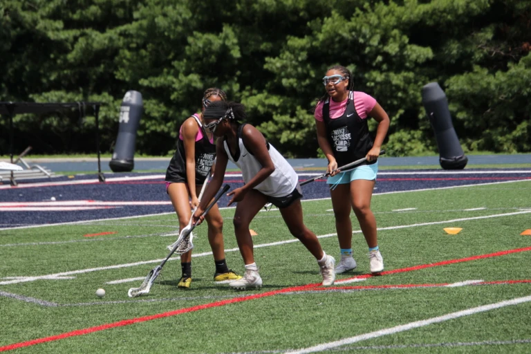 Howard Lacrossse Scooping Ball