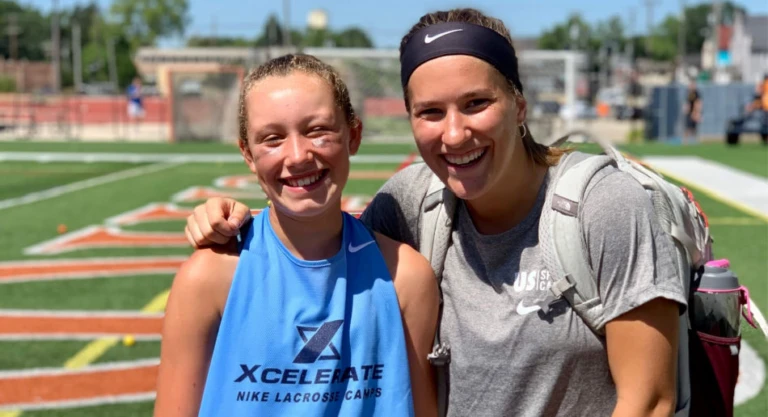 Xcelerate lacrosse girls smile