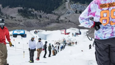 High Cascade Snowboard Camp Rope tow png