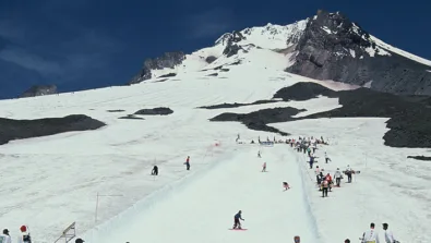 High Cascade Snowboarding Camp summer pipe progression