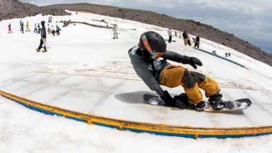 High Cascade Snowboard Camp camper tail slides jpg