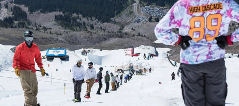 High Cascade Snowboard Camp Rope tow png