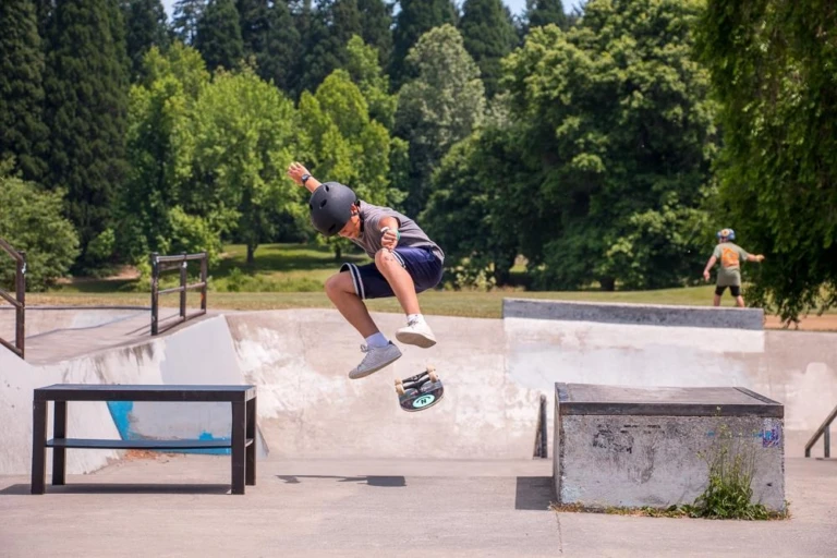 Seek NW Skate Camp skateboard camper