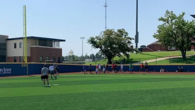 BAXROK Nike Baseball Campers Take BP at UCO