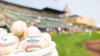 Nike Baseball Stock Image