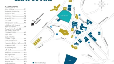 Campus map Montreat NC Page 1