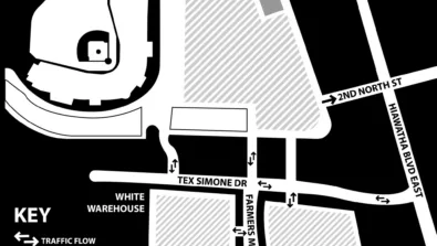 Syracuse Mets Parking Map BAXDME