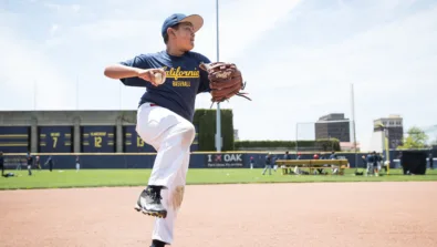 Cal Baseball Camp Throwing