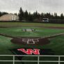 Empty baseball field at Whitworth University