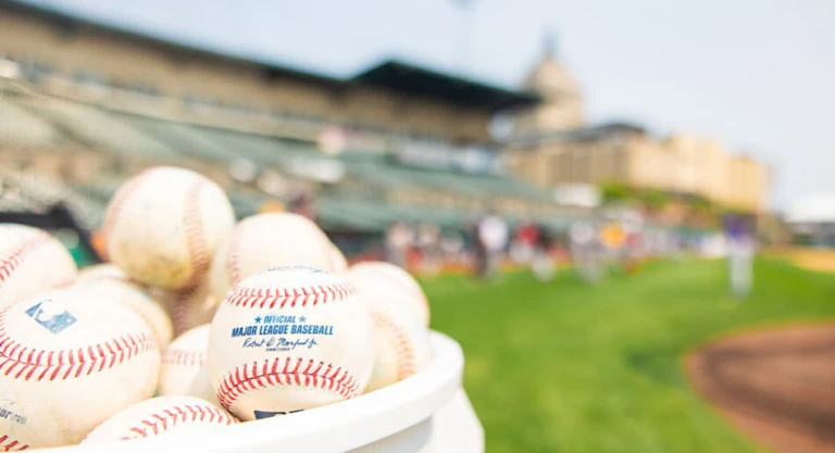 Nike Baseball Stock Image