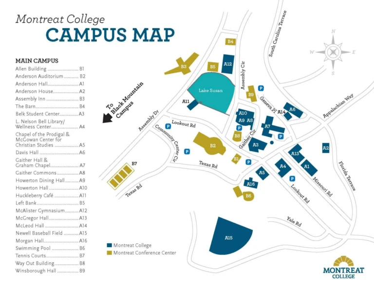 Campus map Montreat NC Page 1