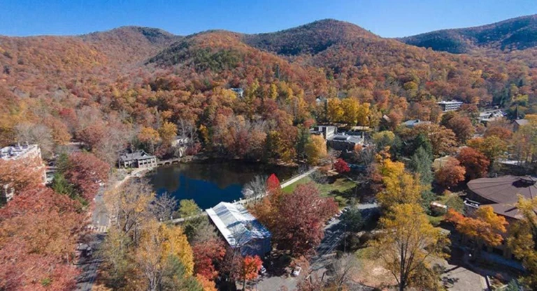 Montreat College Campus in Mountains
