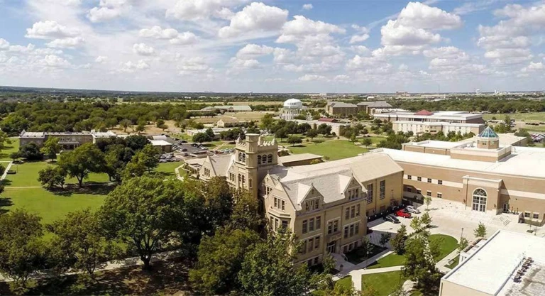 Southwestern Assemblies of God University Campus Aerial View