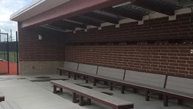 SG Baseball Dugout