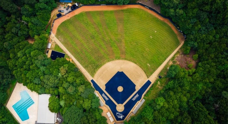 Montreat College Baseball Field Ariel View