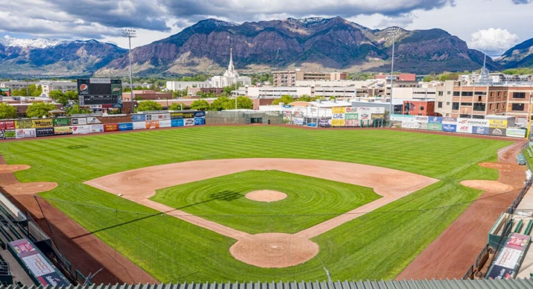 Linquist Field Behind Home Plate