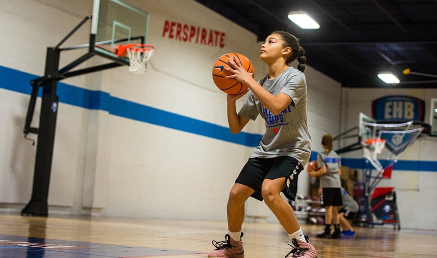 Basketball hoop height tip